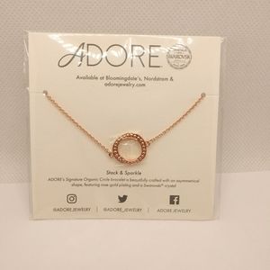 Adore Swarovski 💎Organic Circle Bracelet